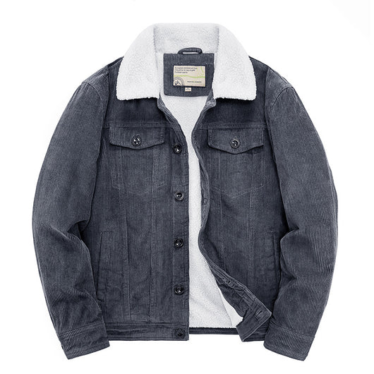 Abrigo Acolchado de Algodón con Forro Polar para Hombre - Image 7