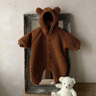 Sudadera Infantil Reversible con Capucha Osito - Algodón Térmico Invierno - Image 7