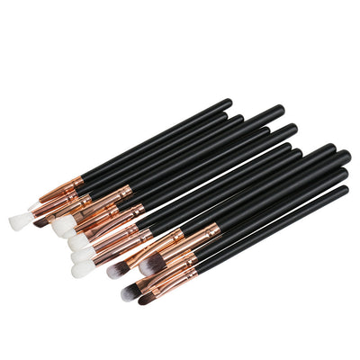Set de 12 Brochas Profesionales para Ojos y Maquillaje - Image 6