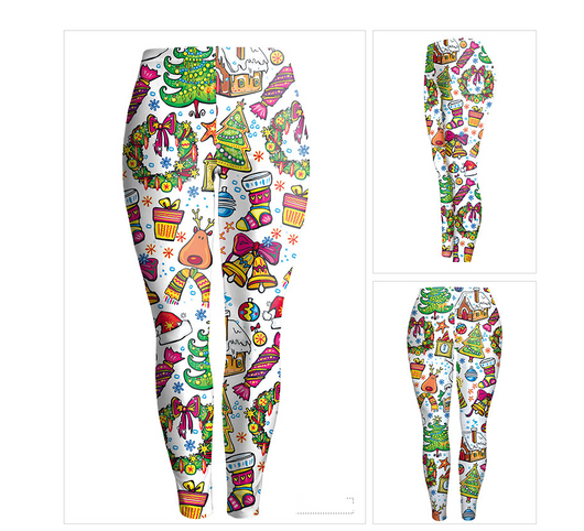 Leggings Navideños 3D Edición Limitada
