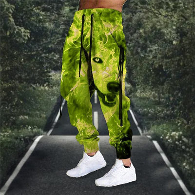 Pantalones Harem Deportivos con Cintura Elástica y Estampado Animal 3D - Image 8