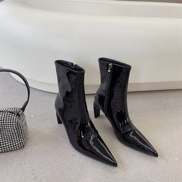 Botas Stiletto de Punta Afilada - Elegancia Versátil para Cualquier Ocasión