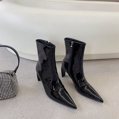 Botas Stiletto de Punta Afilada - Elegancia Versátil para Cualquier Ocasión