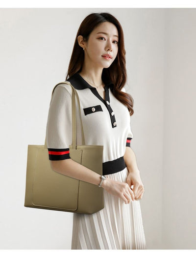 Bolso Tote de Cuero para Mujer - Gran Capacidad - Image 19