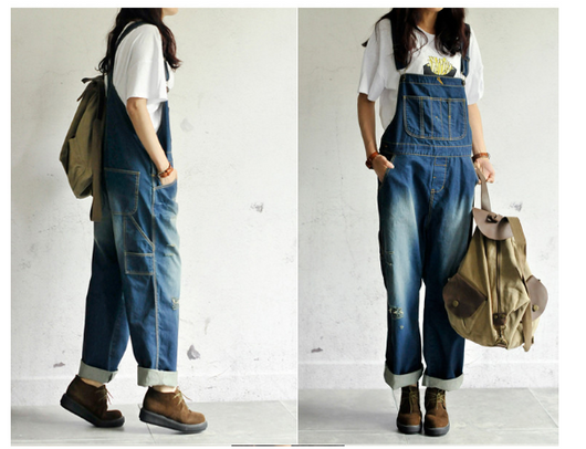 Pantalones Vaqueros Anchos Deslavados para Mujer - Estilo Casual Holgado - Image 15
