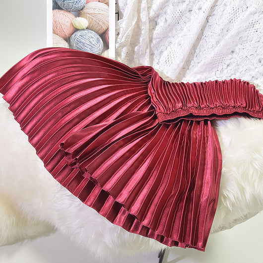 Falda Plisada Cintura Alta Retro - Primavera Verano - Image 12