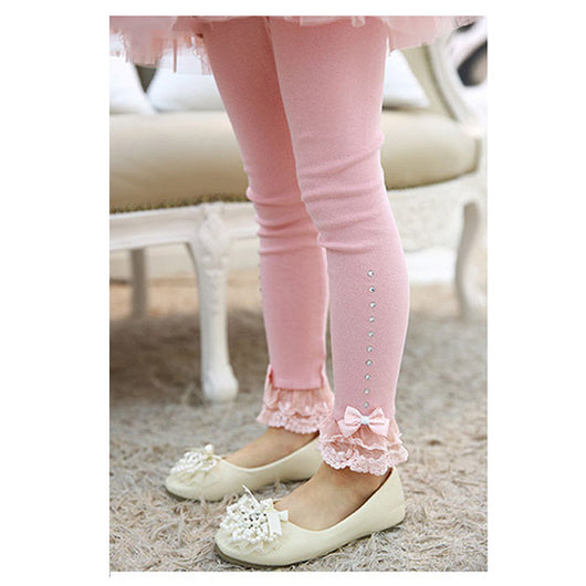 Leggings con Lazo y Volantes de Encaje - Image 4