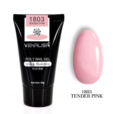 Kit Completo de Gel de Uñas Venalisa - Constructor Transparente y Camuflaje Jelly - Image 5
