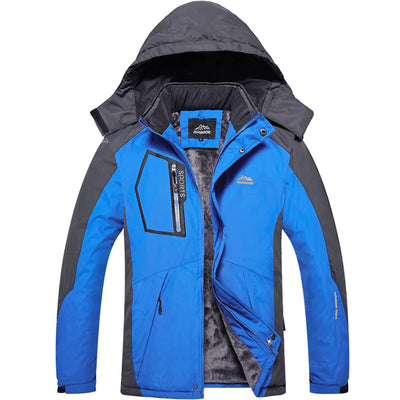 Chaqueta de Invierno Impermeable Desmontable para Hombre - Image 9