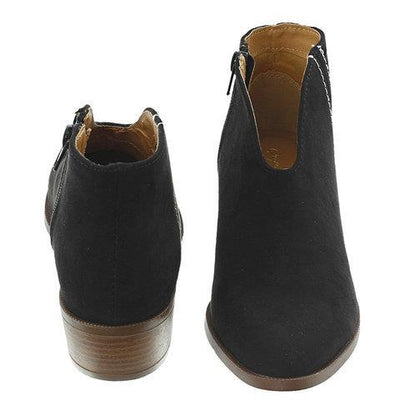 Botas de Cuero con Borlas y Punta Cuadrada - Estilo Leopardo para Mujer - Image 4