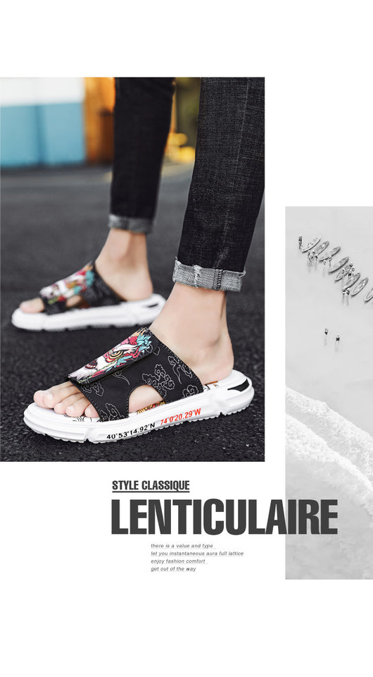 Sandalias y Pantuflas Deportivas para Hombre con Suela Gruesa - Image 16