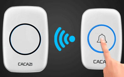 Timbre Inalámbrico Inteligente con Control Remoto de Largo Alcance