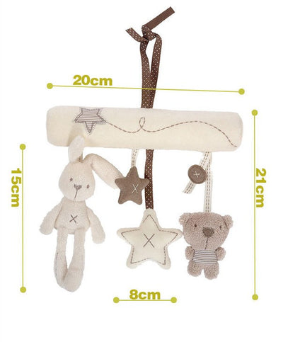 Juguetes Colgantes Suaves para Bebé - Sonajeros de Peluche para Cuna y Carrito - Image 4