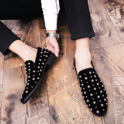 Zapatos Casuales de Gamuza Nobuk Talla Grande con Tachuelas - Image 11