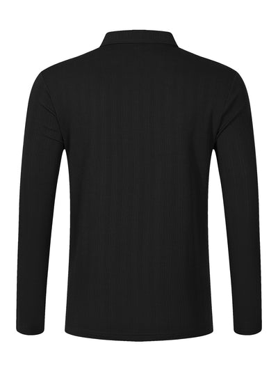 Polo Deportivo Manga Larga con Solapa para Hombre - Image 11