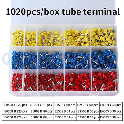 Kit Profesional de Crimping 1200 Piezas con Terminales Tipo Tubo Manual - Image 6