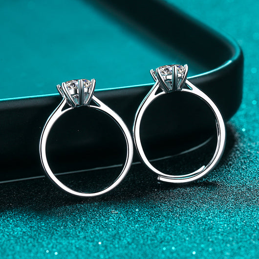 Anillo de Plata 925 con Moissanita para Mujer - Image 10