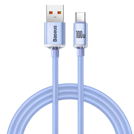 Cable USB-C de Carga Rápida 100W Crystal Shine - Transferencia de Datos - Image 14