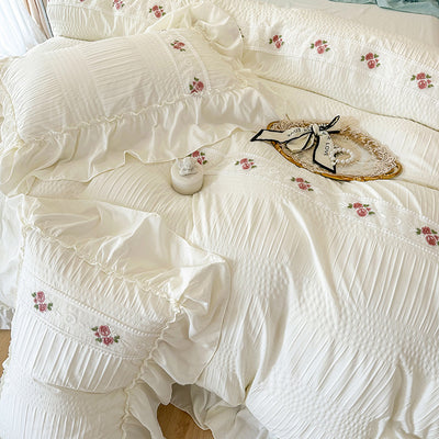 Juego de Cama Four Seasons Seersucker 4 Piezas - Algodón Lavado - Image 13