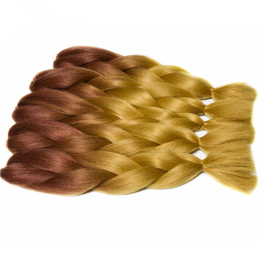 Trenzas Africanas Degradado Colorido Efecto Sucio - Image 21
