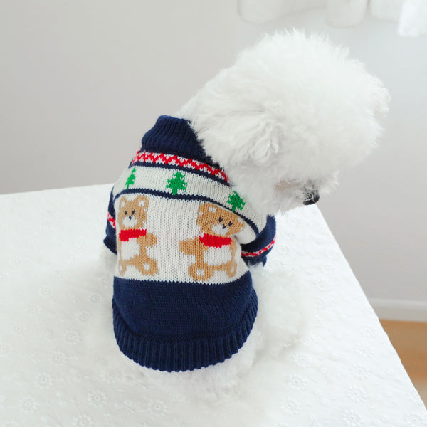 Suéter Abrigador para Perros Diseño Osito del Bosque