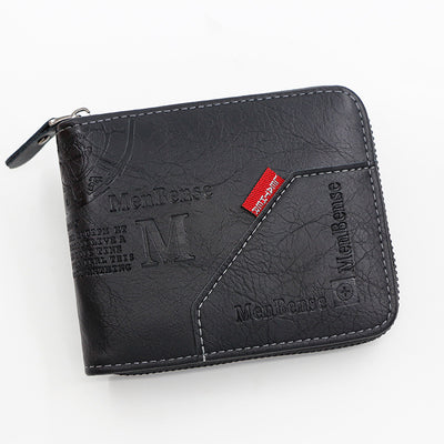Billetera Hombre Tri-fold Capacidad Grande con Cadena y Múltiples Compartimentos - Image 2