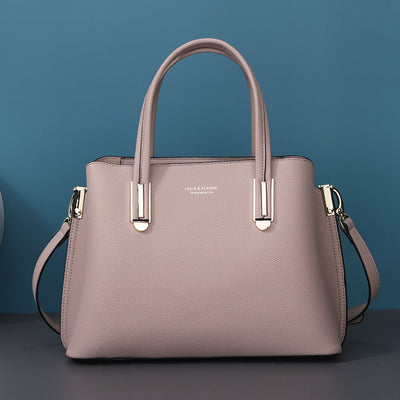 Bolso Mensajero de Cuero Negro para Mujer - Gran Capacidad - Image 9