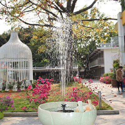 Fuente Solar Redonda Clásica para Jardín - Image 6