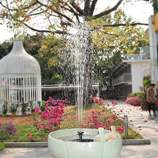 Fuente Solar Redonda Clásica para Jardín - Image 6