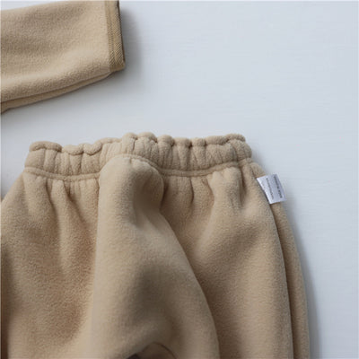 Conjunto de Abrigo Térmico para Bebé con Forro de Felpa - Sudadera y Pantalón 2 Piezas - Image 15
