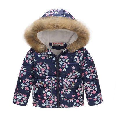 Chaqueta Térmica Infantil con Capucha - Algodón Grueso Acolchado Unisex - Image 28