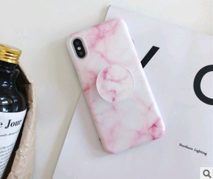 Funda iPhone Retro Mármol Floral con Soporte Telescópico - Image 7