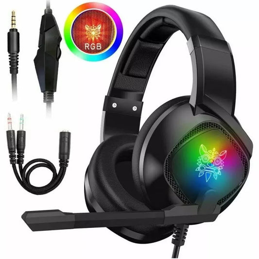 Auriculares Gaming RGB para Xbox One, PS4 y Tablet - Cancelación de Ruido