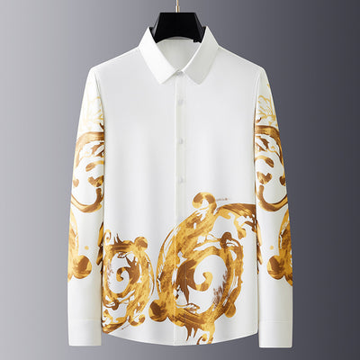 Camisa Ejecutiva Antiarrugas sin Planchado Slim Fit Manga Larga - Image 3