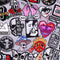 Parches de Calavera Punk Termoadhesivos Bordados para Ropa
