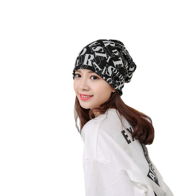 Gorro Tejido Unisex con Letras para Otoño e Invierno - Image 2