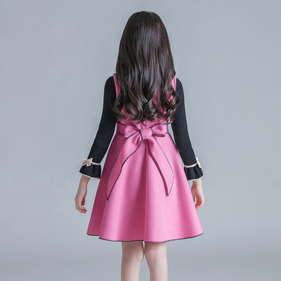 Conjunto Infantil de Chaleco y Falda de Lana - Image 8