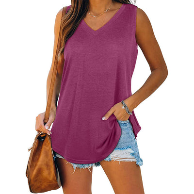 Musculosa Tuxedo Escote V Elegante Ajustada - Image 31