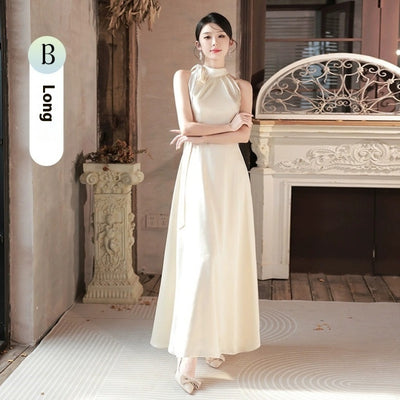 Vestido de Champagne Nicho Lujo para Verano - Image 16