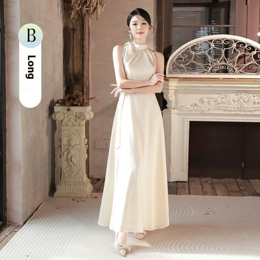 Vestido de Champagne Nicho Lujo para Verano - Image 16