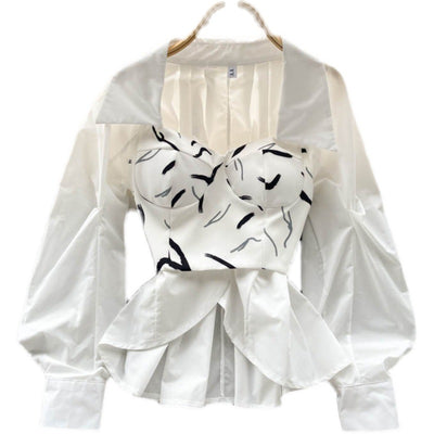 Blusa Entallada con Escote V y Detalle Cruzado - Image 10