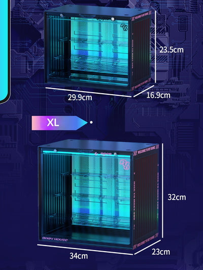 Vitrina Acrílica de Gran Capacidad Antipolvo para Figuras de Acción y Coleccionables - Image 21