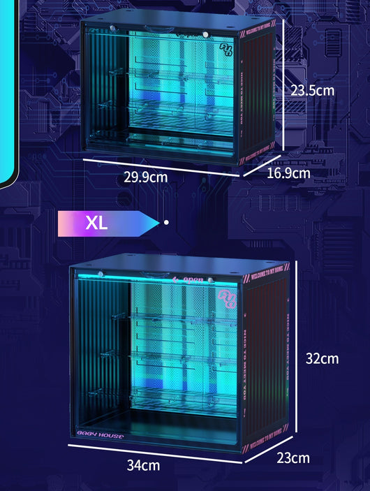 Vitrina Acrílica de Gran Capacidad Antipolvo para Figuras de Acción y Coleccionables - Image 21