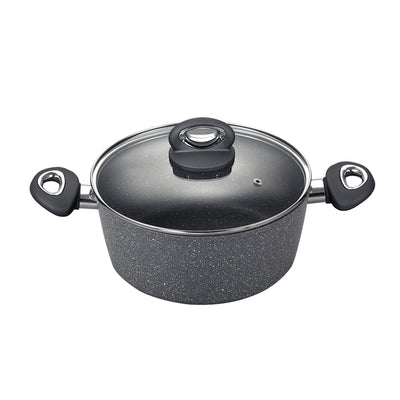 Olla Arrocera Coreana de Piedra Médica 24cm Antiadherente Doble Cara - Image 8