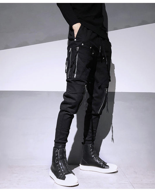 Overol Harem Slim Fit con Cierres Decorativos - Estilo Dark Fashion - Image 13