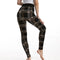 Leggings Jacquard de Cuadros Diosa de Cintura Alta para Mujer