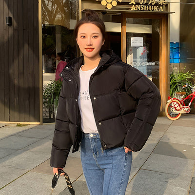 Chaqueta Corta Acolchada con Capucha para Mujer - Estilo Casual - Image 7