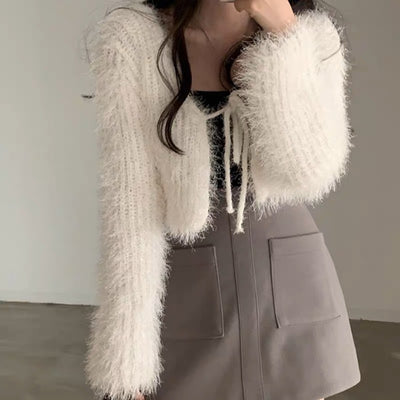 Cardigan Corto Tejido para Mujer - Image 6