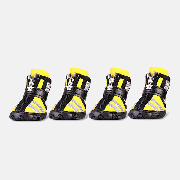 Set de 4 Botines Protectores para Perros Pequeños - Resistentes y Cómodos