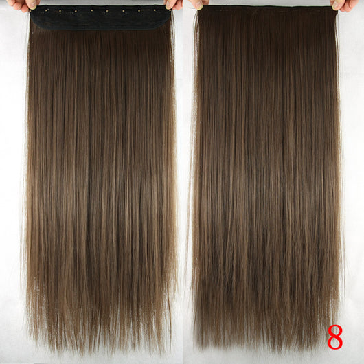 Peluca de un clip con cinco extensiones de cabello sintético - Image 10